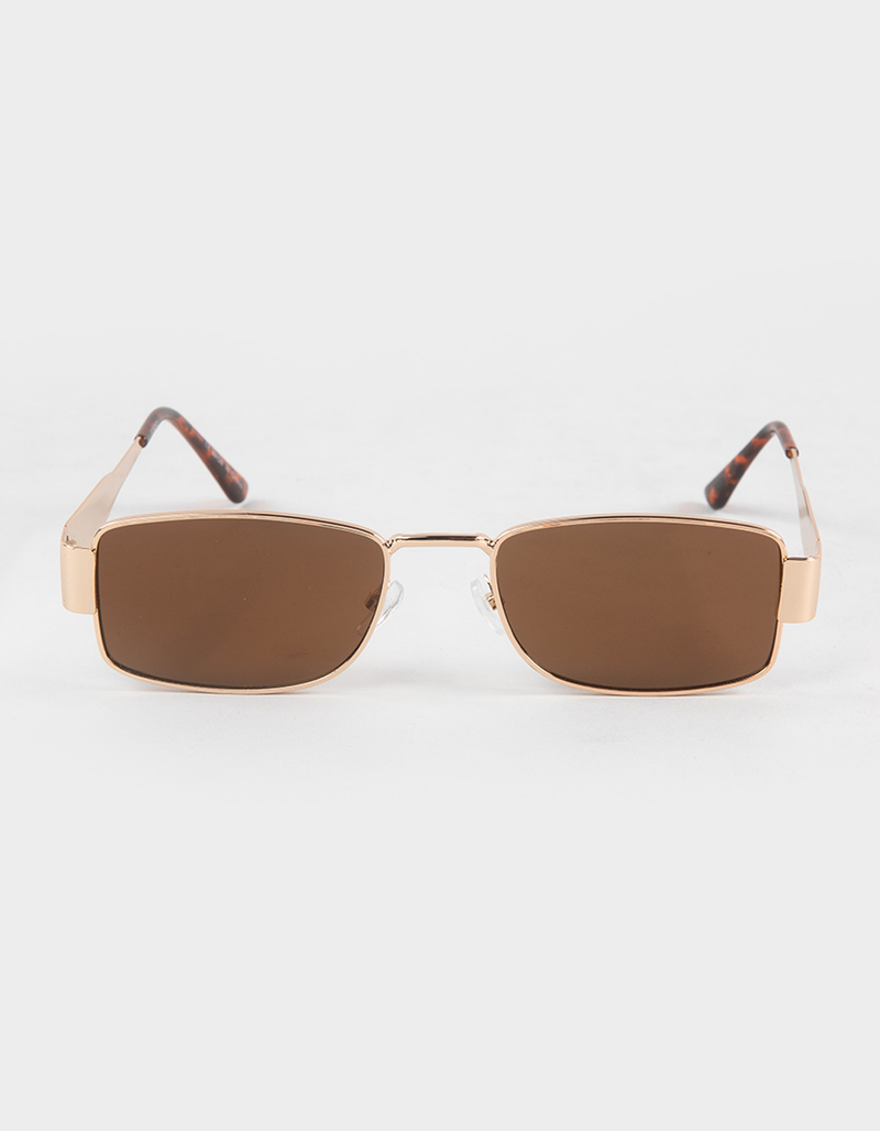 RSQ Rectangle Metal Sunglasses image number 1