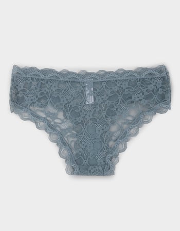 FULL TILT Allover Lace Up Hipster Panties Alternative Image