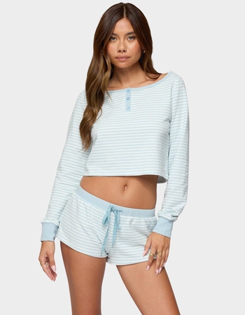 EDIKTED Margret Striped Long Sleeve Top Primary Image