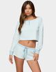 EDIKTED Margret Striped Long Sleeve Top image number 1