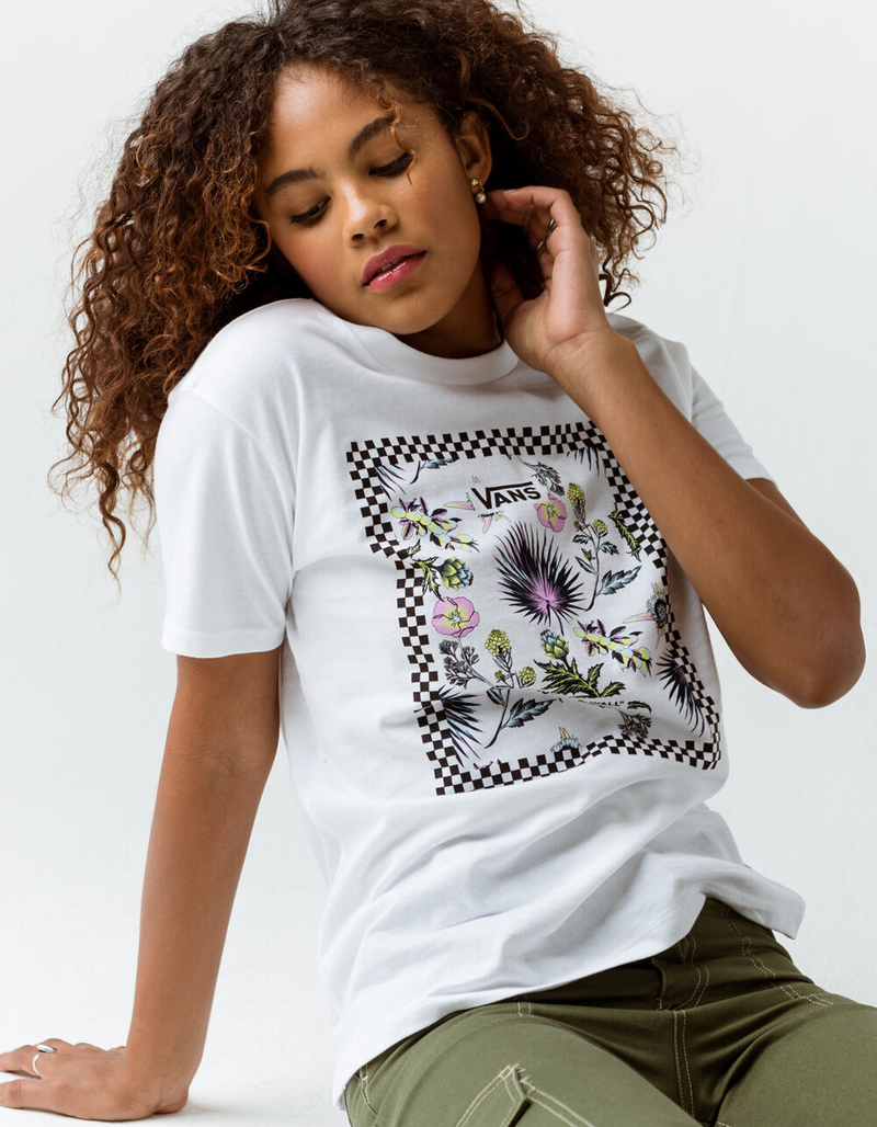 VANS Border Floral Womens Tee image number 0