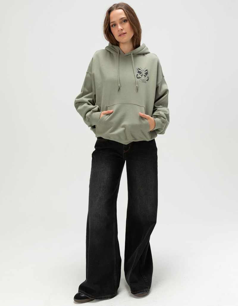 OBEY Butterfly Womens Hoodie image number 3