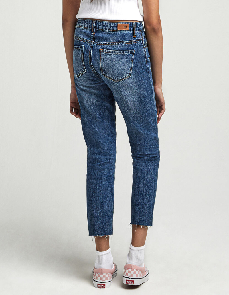 RSQ Girls High Rise Straight Leg Jeans image number 3