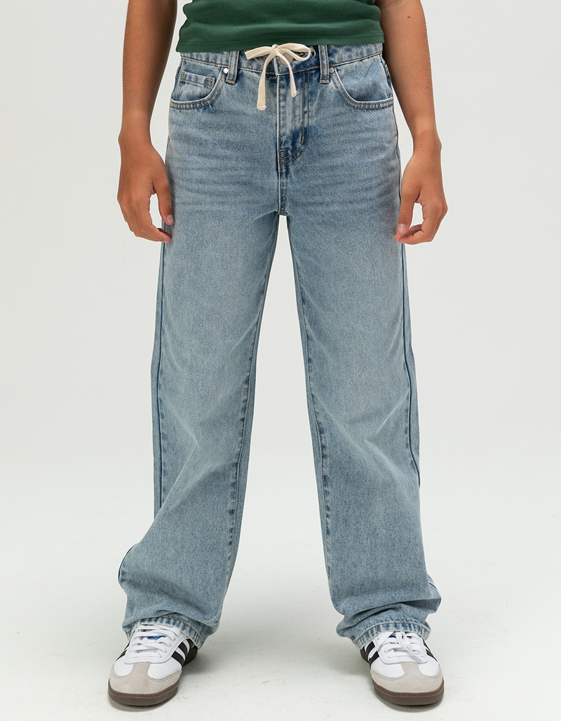 RSQ Girls Tie Baggy Jeans image number 3
