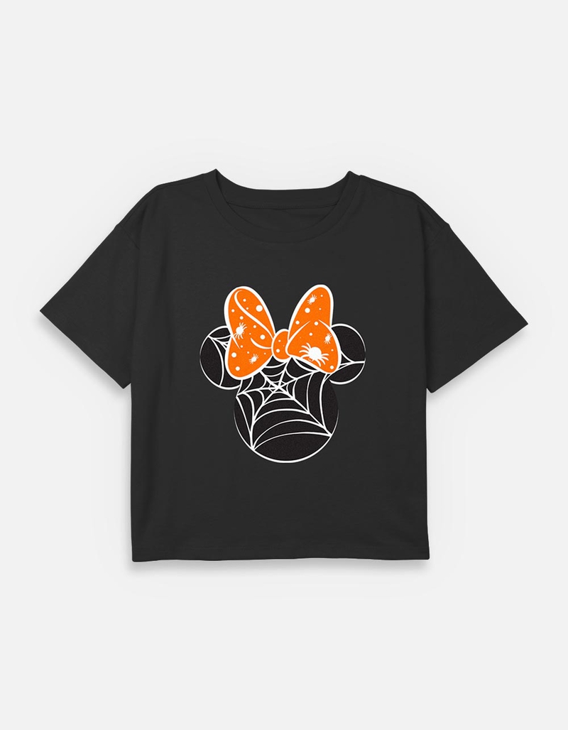 DISNEY Minnie Mouse Web Girls Crop Tee image number 0
