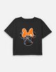 DISNEY Minnie Mouse Web Girls Crop Tee image number 1