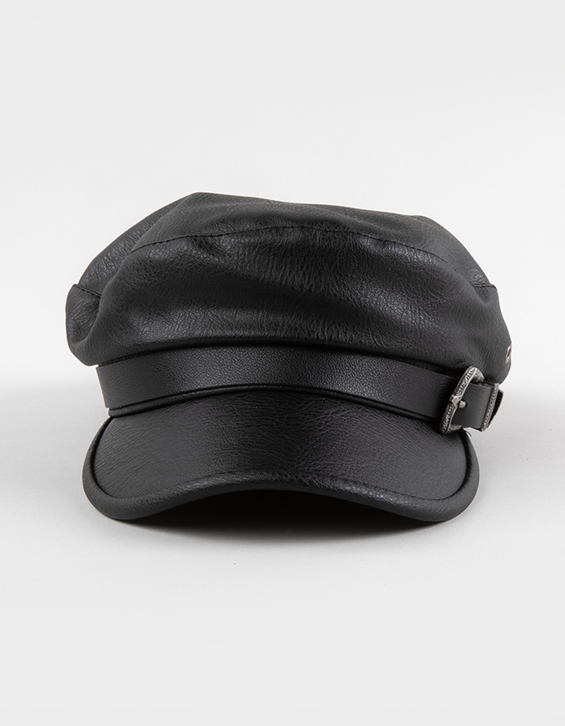 Phoenix Faux Leather Womens Fiddler Cap image number 1