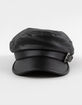 Phoenix Faux Leather Womens Fiddler Cap image number 2