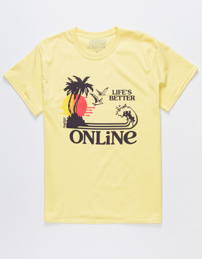 TEENAGE STEPDAD Life's Better Online Mens Tee image number 0
