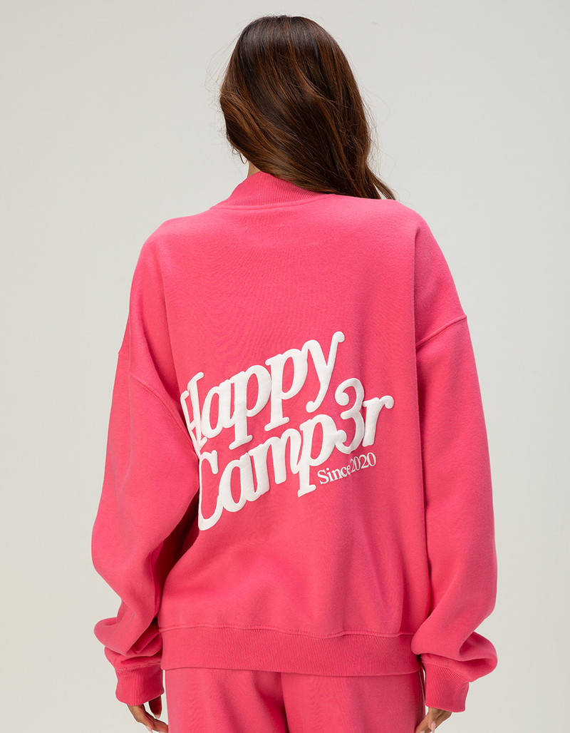 HAPPY CAMP3R Womens Mock Neck Sweatshirt image number 1