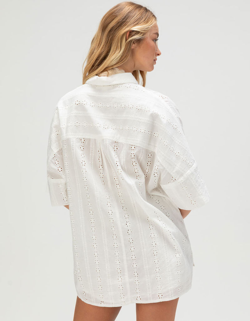 O'NEILL Olivia Womens Button up Cover Up Shirt image number 3