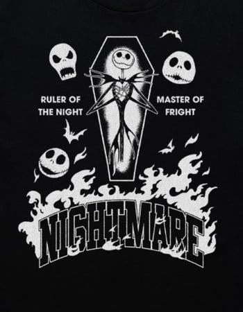 THE NIGHTMARE BEFORE CHRISTMAS Smashing Pumpkin Unisex Tee Alternative Image