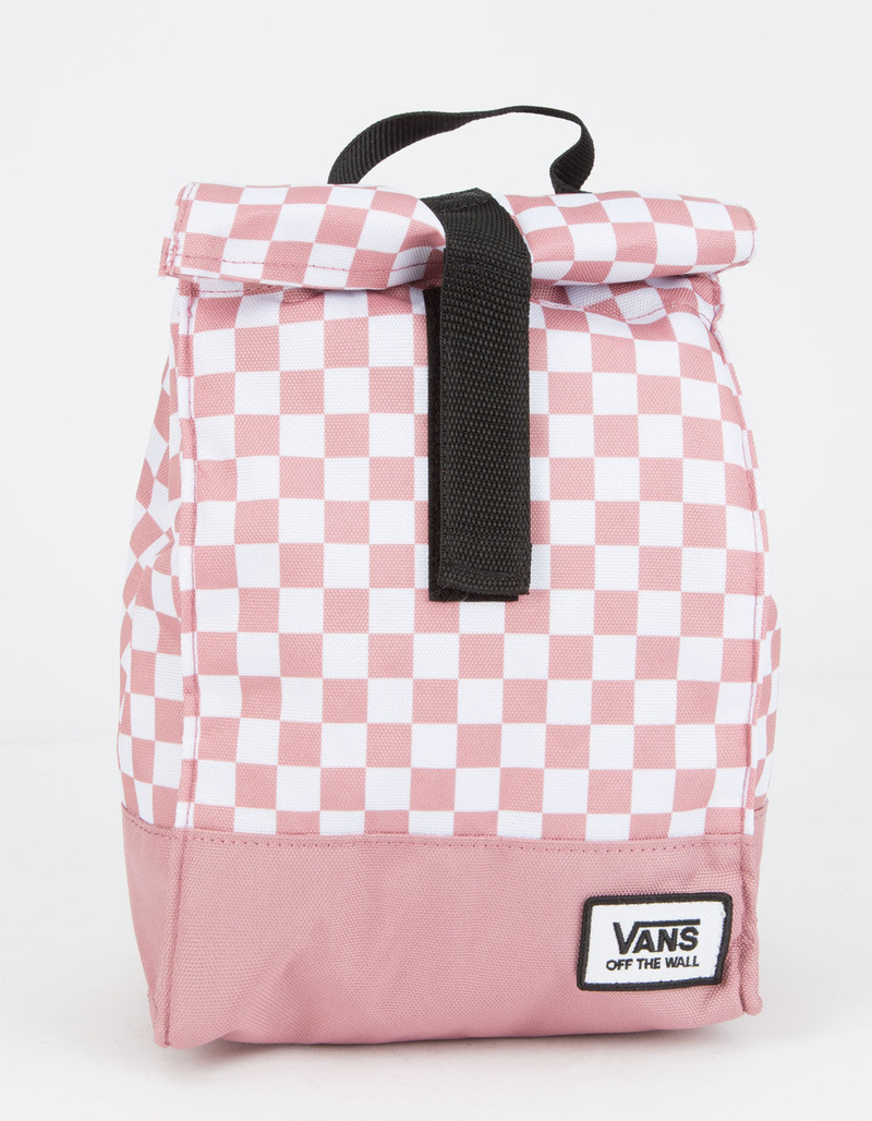 VANS Mow Pink Checkerboard Lunch Bag image number 0
