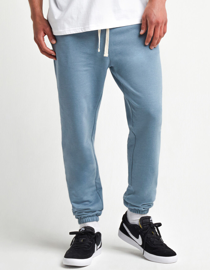 RSQ Mens Slate Blue Fleece Jogger Sweatpants image number 1