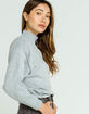 LUMIERE Half Zip Womens Gray Sweater image number 2