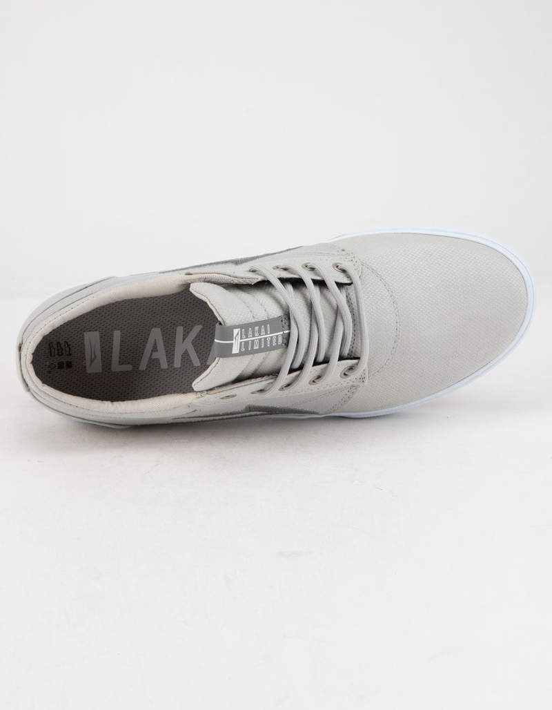 LAKAI Griffin Silver Textile Mens Shoes image number 2