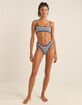 RHYTHM London Check Womens High Leg Bikini Bottoms image number 5