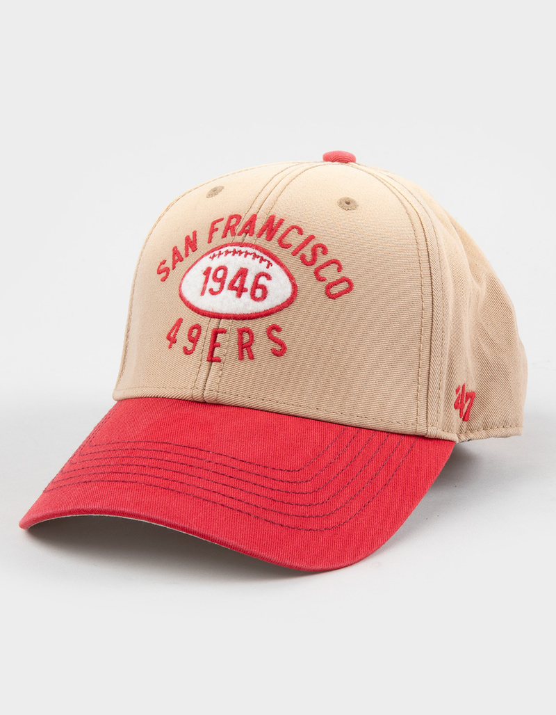 47 BRAND San Francisco 49ers Dusted Abilene Strapback Hat image number 0
