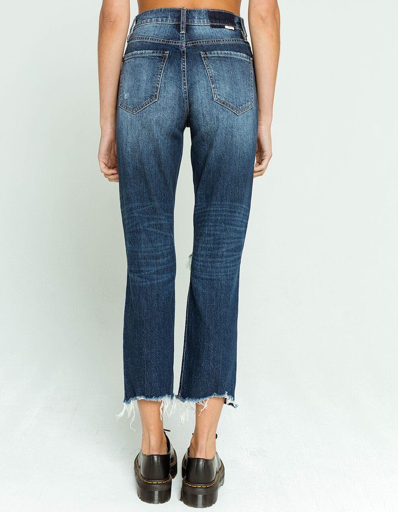 DAZE Womens High Rise Straight Jeans image number 3