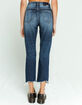 DAZE Womens High Rise Straight Jeans image number 4