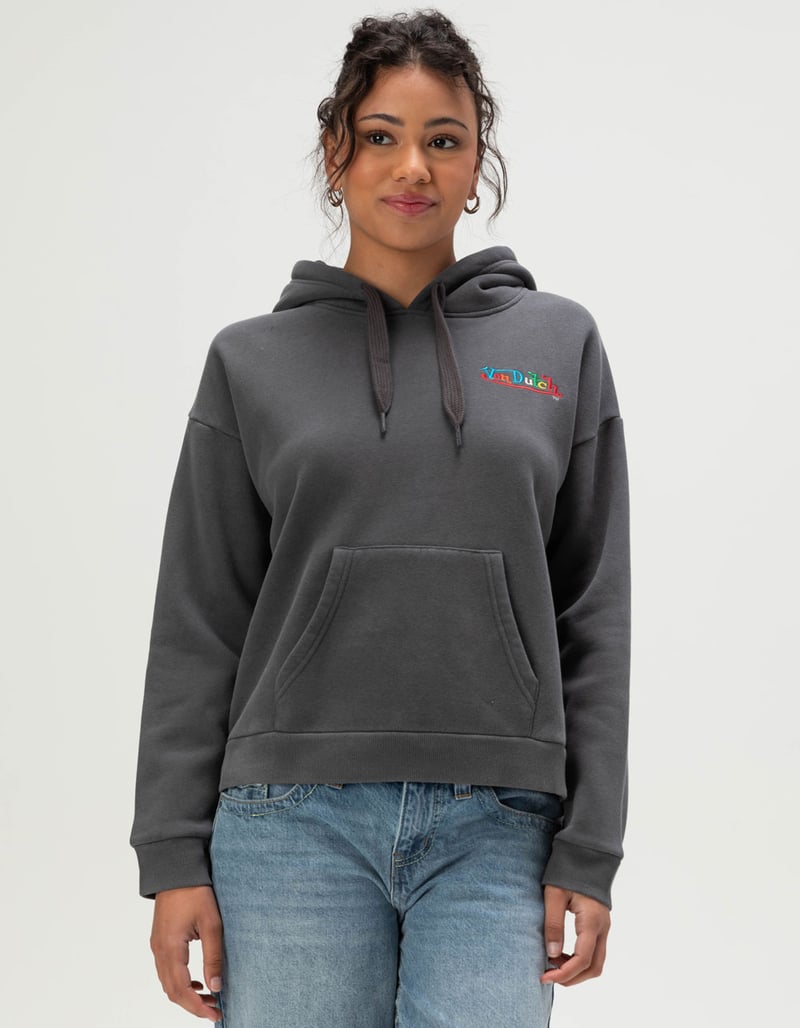 VINTAGE HAVANA x Von Dutch Embroidered Womens Hoodie image number 1