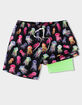 CHUBBIES Don't Be Jellies Boys Lined Swim Trunks image number 2