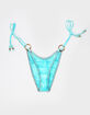 KULANI KINIS Summer Seas Ring Tie Side Cheeky Bikini Bottoms image number 2