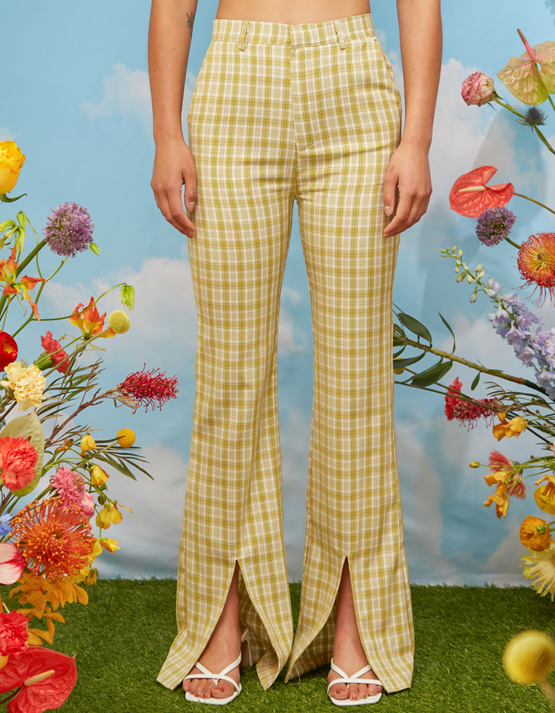 DAISY STREET Womens Split Hem Trousers image number 1