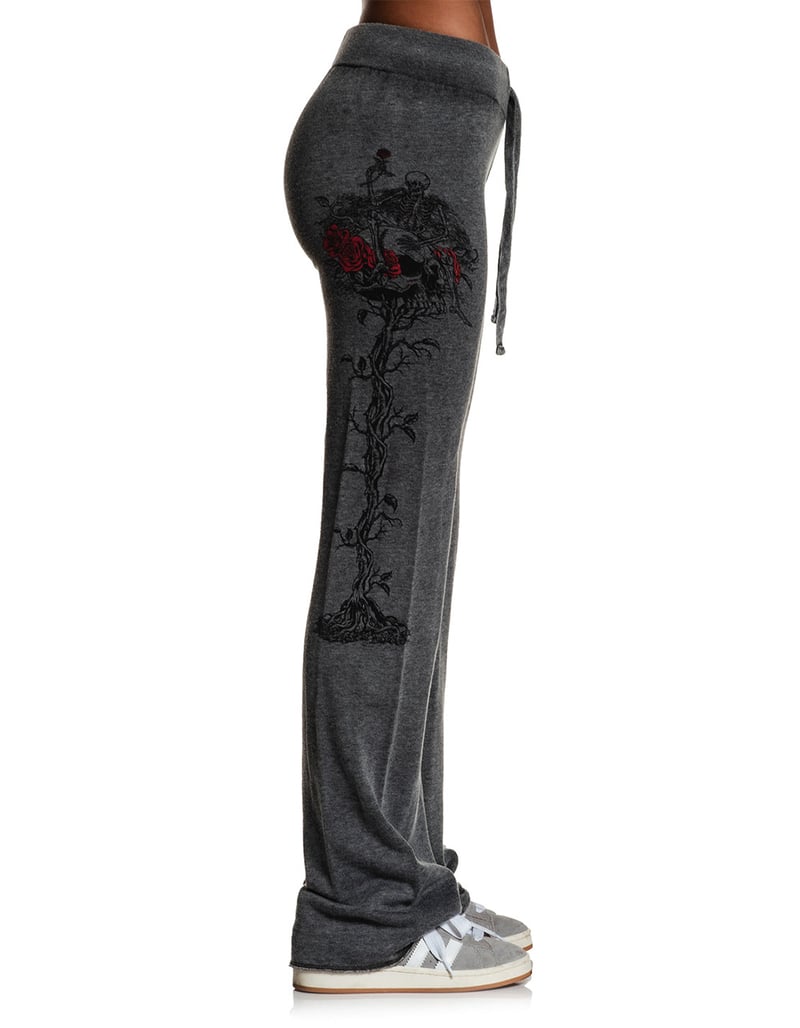 AFFLICTION Roses For The Dead Womens Sweatpants image number 5
