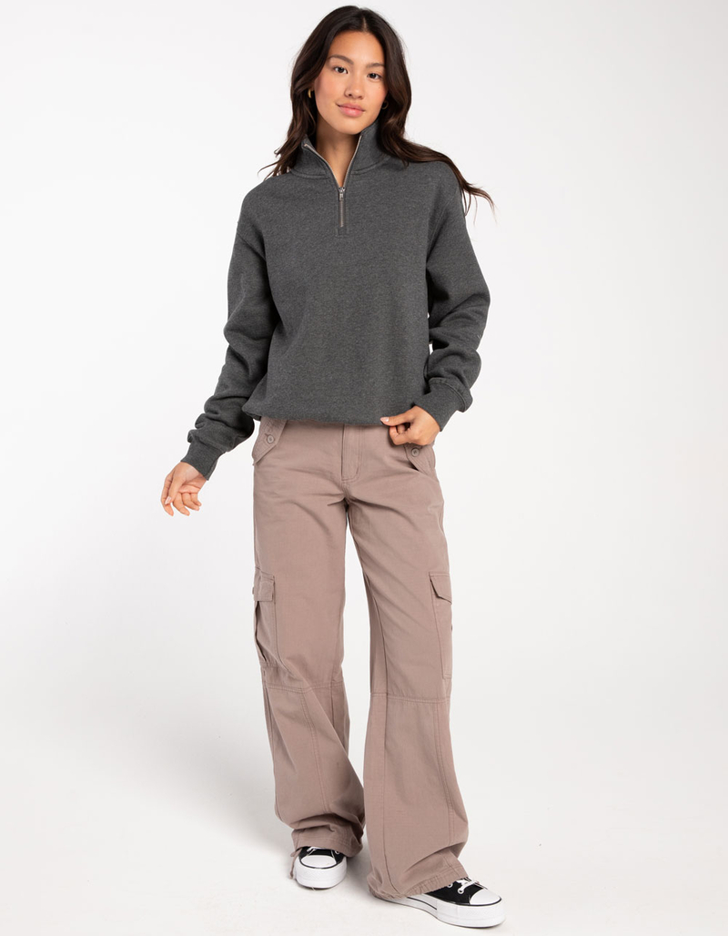TILLYS Quarter Zip Womens Sweatshirt image number 1