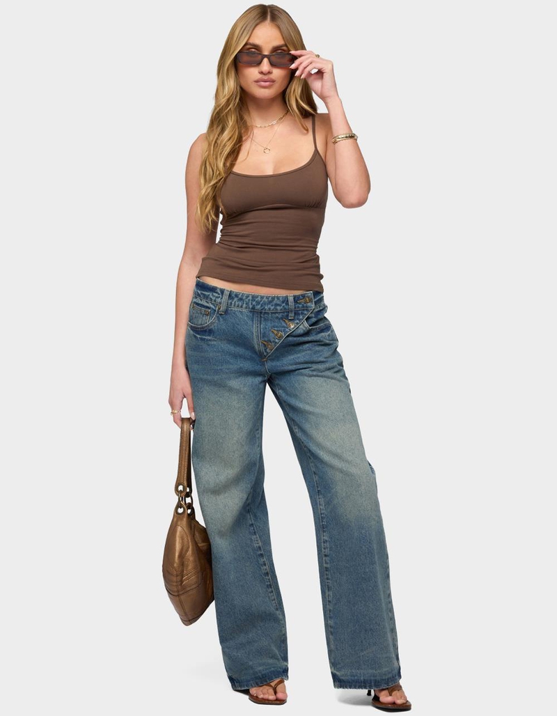EDIKTED Nancie Lace Up Tank Top image number 4