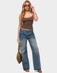 EDIKTED Nancie Lace Up Tank Top image number 5
