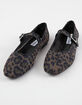 STEVE MADDEN Arlow Leopard Womens Mesh Ballet Flats image number 1