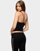 EDIKTED Yolena Ribbed V-Neck Tank Top image number 3
