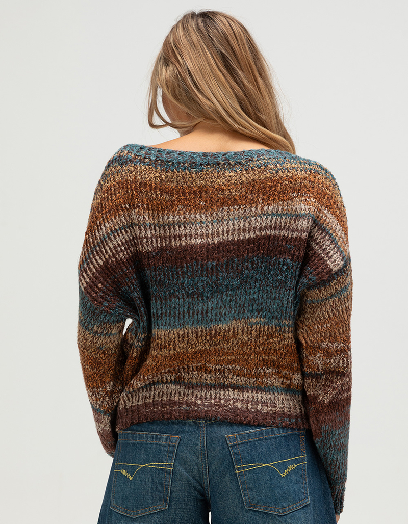 RSQ Womens Space Dye Sweater image number 4