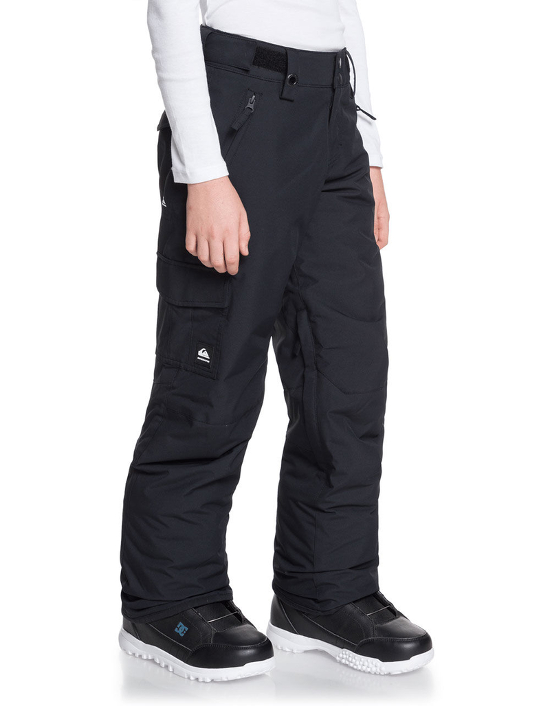QUIKSILVER Porter Boys Black Snow Pants image number 1