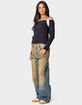 EDIKTED Off Shoulder Thermal Top image number 4