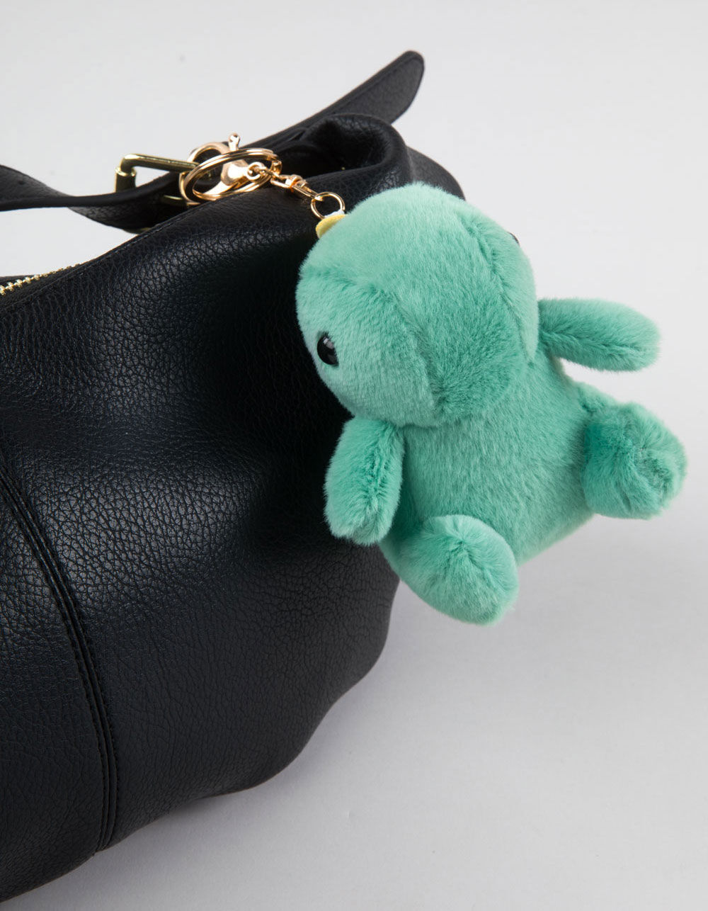 FULL TILT Dinosaur Plush Bag Charm - GREEN - ONE SIZE | Tillys