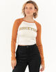 BRIXTON Cam Womens Raglan Baby Tee image number 1