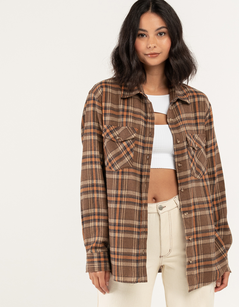 RSQ Womens Oversized Flannel image number 1