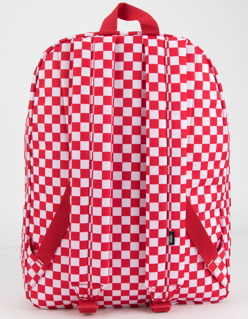 VANS Old Skool III Red Checkerboard Backpack image number 2