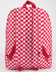 VANS Old Skool III Red Checkerboard Backpack image number 3