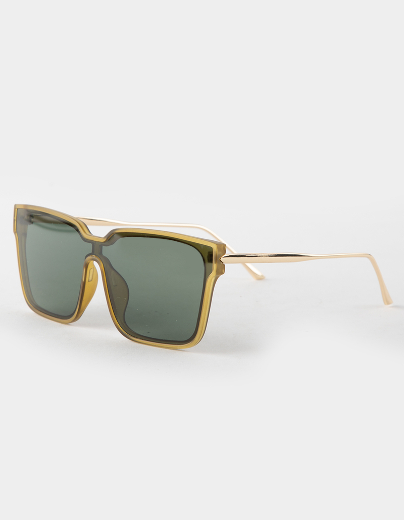 BLUE CROWN Square Shield Sunglasses image number 0