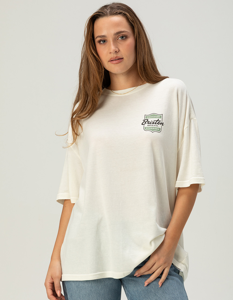 BRIXTON Brooker Womens Oversized Tee image number 1