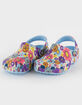 CROCS Classic Retro Floral Girls Clogs image number 1