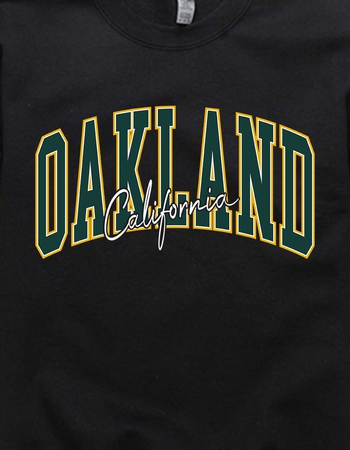 OAKLAND California Script Unisex Crewneck Sweatshirt Alternative Image