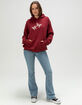 FULL TILT Embroidered Butterfly Womens Hoodie image number 4