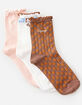 RIP CURL 3 Pack Womens Gifting Socks image number 1