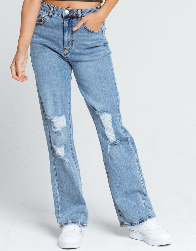 ALMOST FAMOUS Womens 90s Jeans image number 1