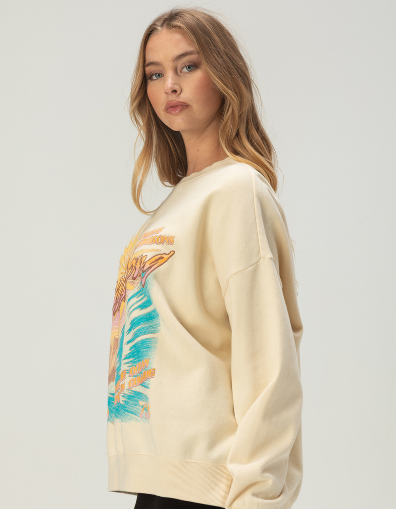 BILLABONG Echo Womens Oversized Crewneck Sweatshirt image number 2